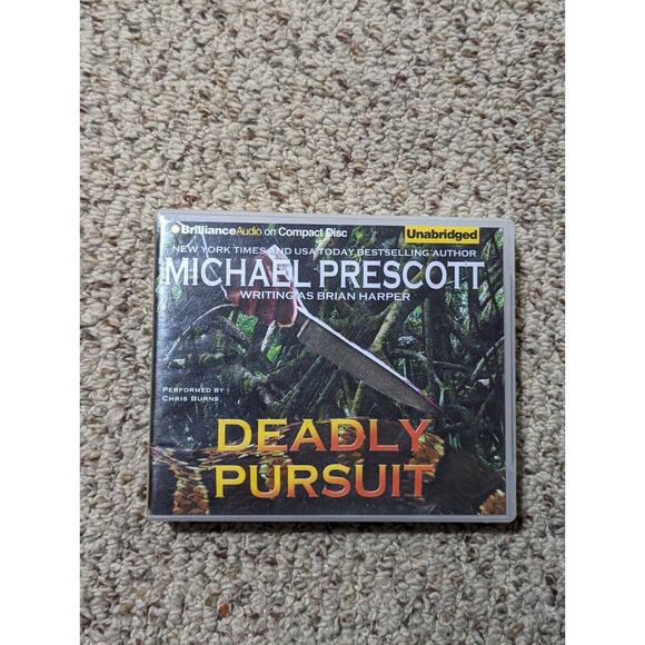 Deadly Pursuit By Michael Prescott (Compact Disc- Set Of 10) - Unabridged Auduo - Picture 1 of 2